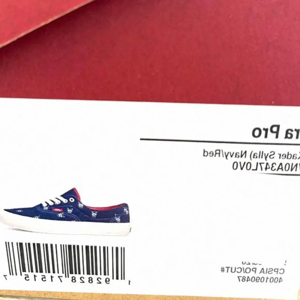 💖MEGA SALE💖VANS Era Pro Kader Sylla Halloween VN0A347L0V0 Women's Navy Suede